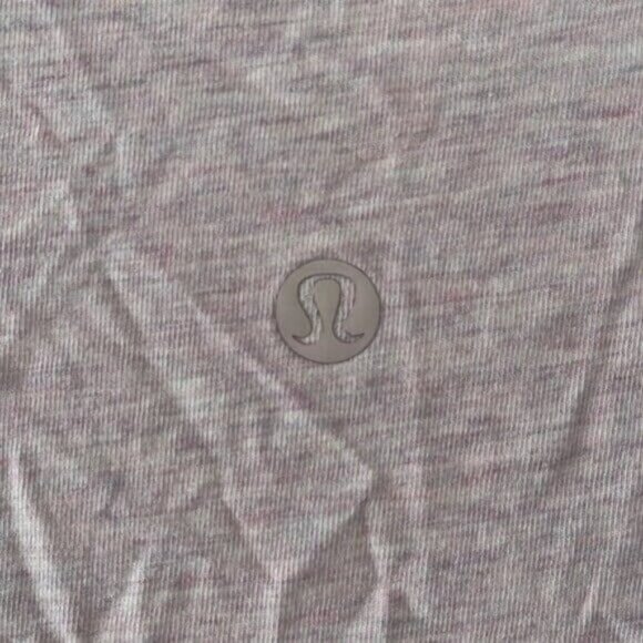 S5 Lululemon Knot A Problem Tie Front V Neck Tank Heathered Petals Pink 8/10 - Picture 4 of 6